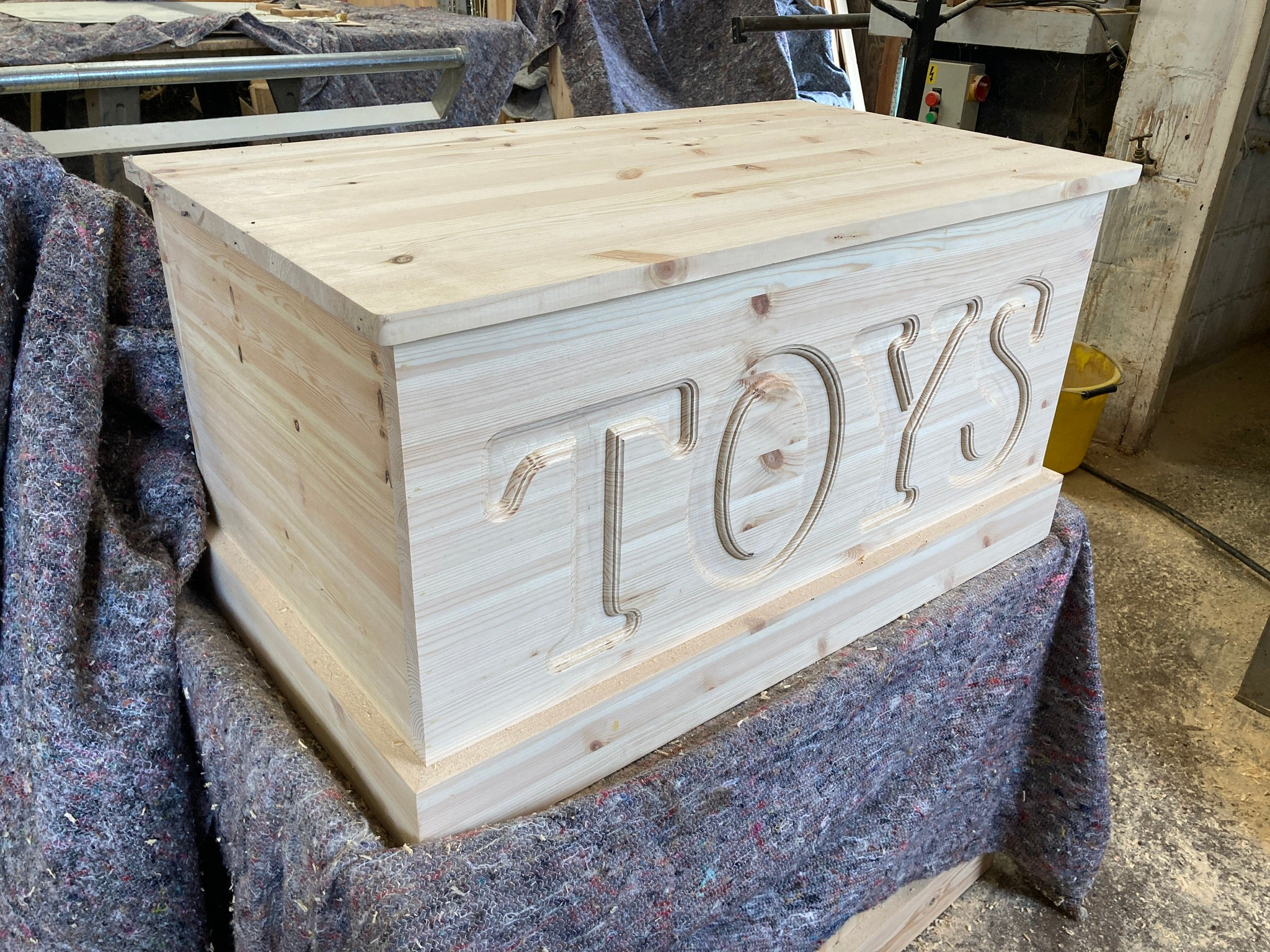 Real wood hot sale toy box